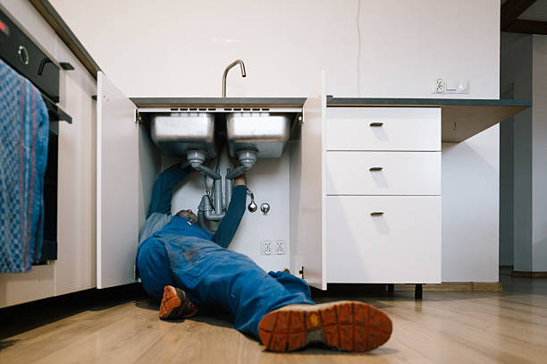 Professional Drain Cleaning technician working in Scotland, CT